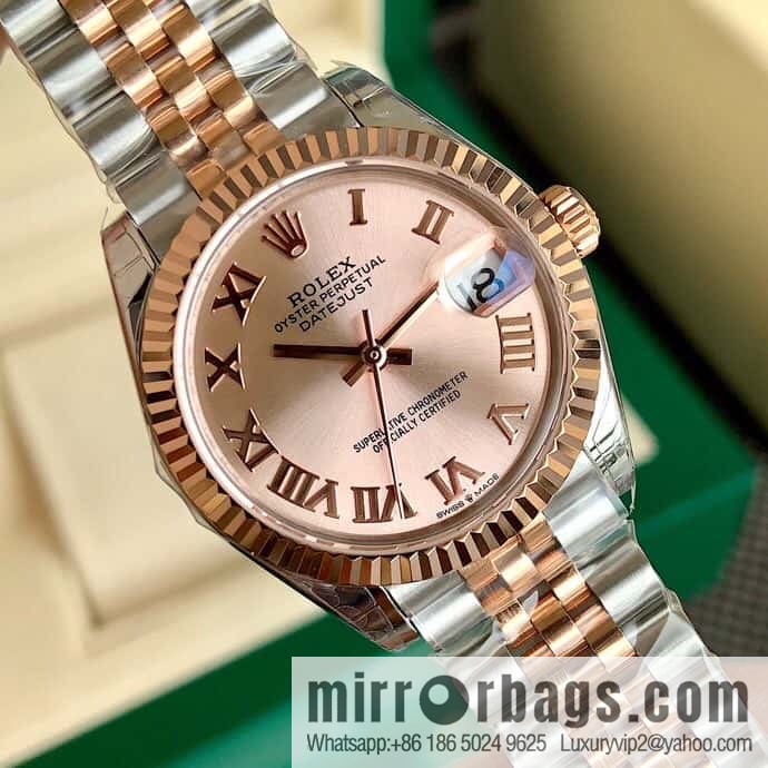 Rolex Customized Edition 2236 Blue Gossamer Fully Automatic Mechanical Movement Dial Size 31mm Rolex Rolex Women's Oyster Diary Watch