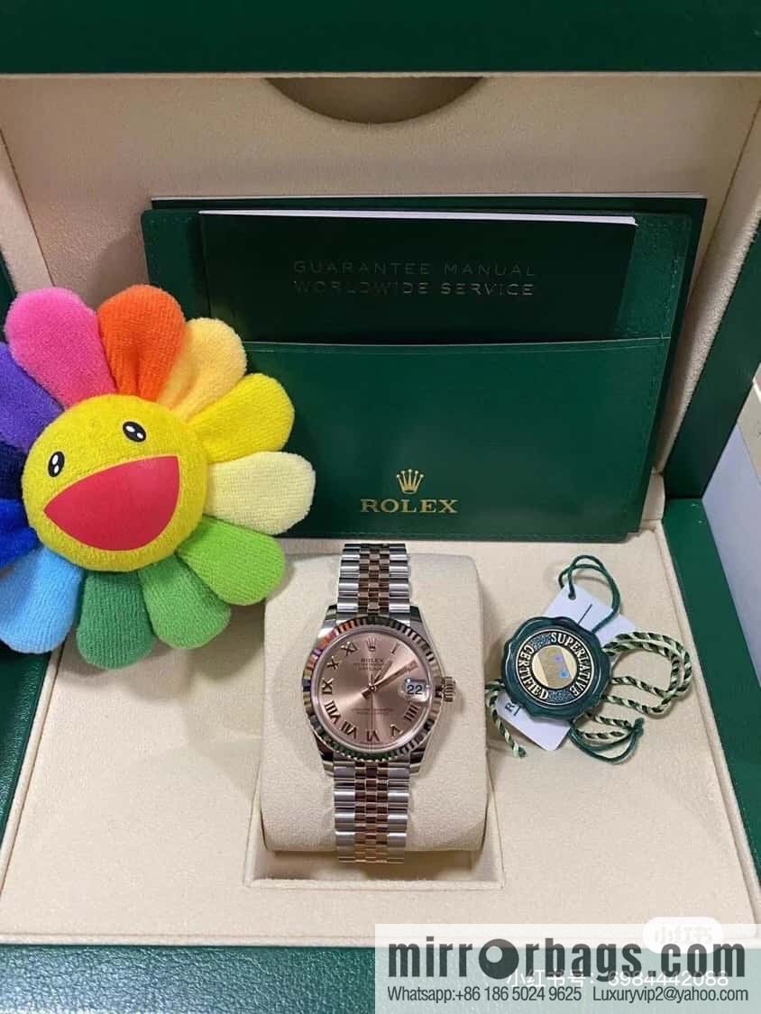 Rolex Customized Edition 2236 Blue Gossamer Fully Automatic Mechanical Movement Dial Size 31mm Rolex Rolex Women's Oyster Diary Watch
