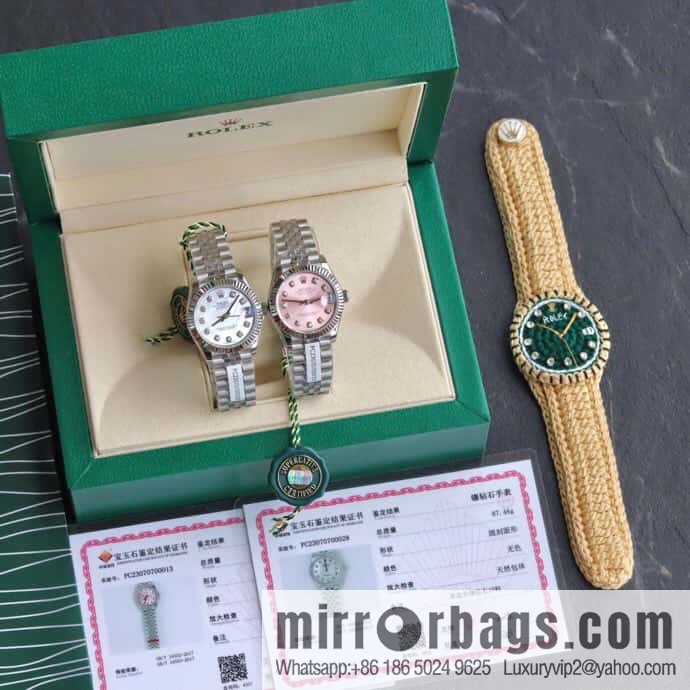 Rolex Women's Original Swiss Sw220 Movement 31mm Log Watch
