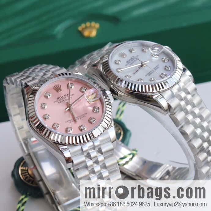Rolex Women's Original Swiss Sw220 Movement 31mm Log Watch
