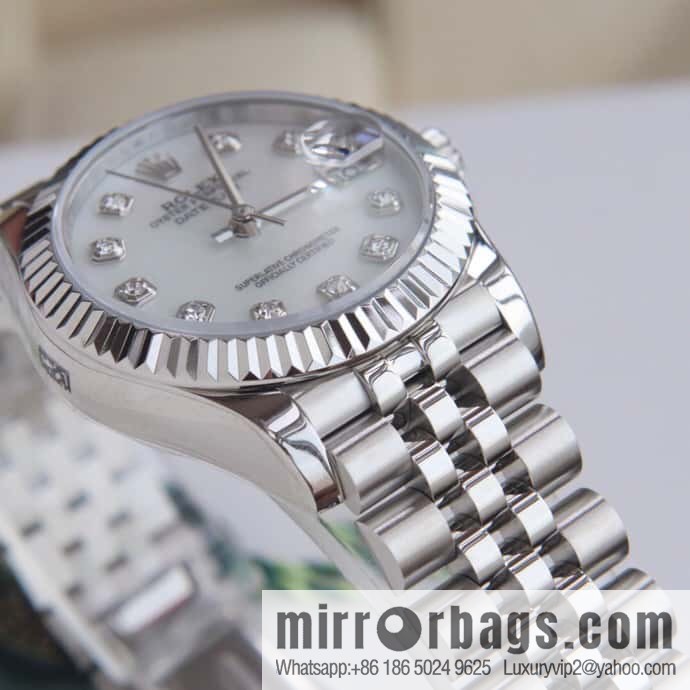 Rolex Women's Original Swiss Sw220 Movement 31mm Log Watch