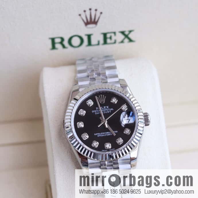 Rolex Women's Original Swiss Sw220 Movement 31mm Log Watch
