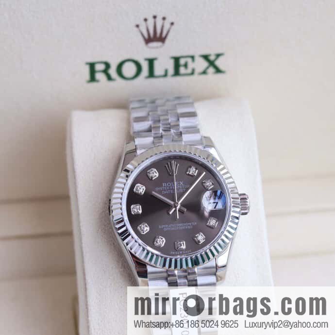 Rolex Women's Original Swiss Sw220 Movement 31mm Log Watch