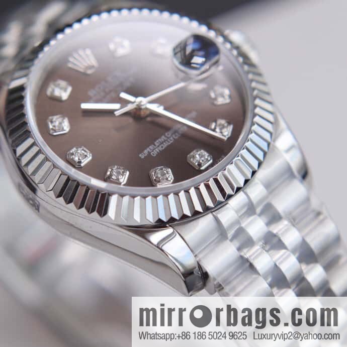 Rolex Women's Original Swiss Sw220 Movement 31mm Log Watch