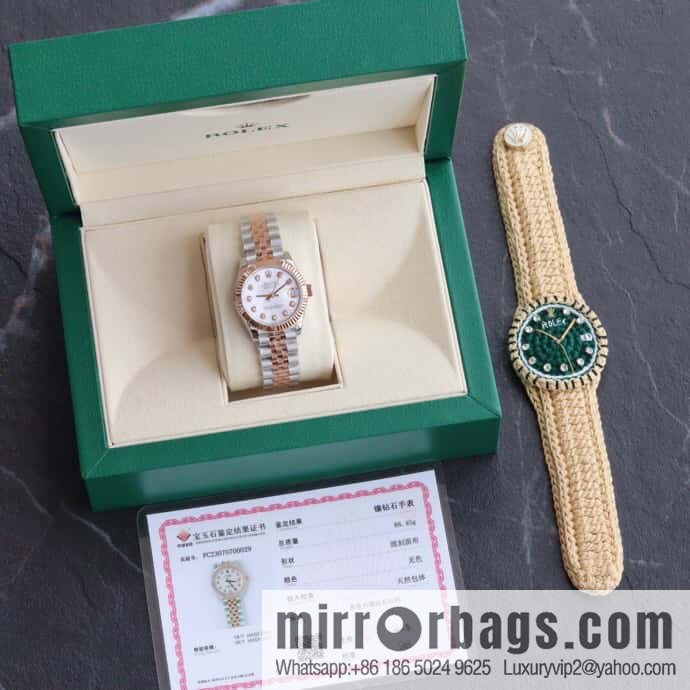 Rolex Women's Original Swiss Sw220 Movement 31mm Log Watch
