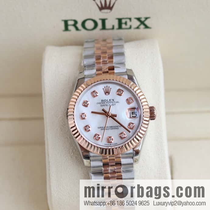 Rolex Women's Original Swiss Sw220 Movement 31mm Log Watch