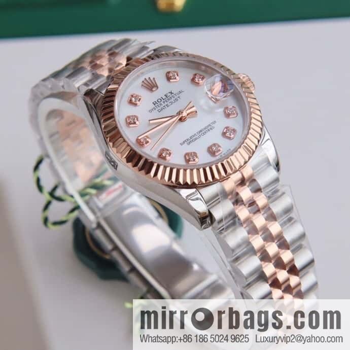 Rolex Women's Original Swiss Sw220 Movement 31mm Log Watch