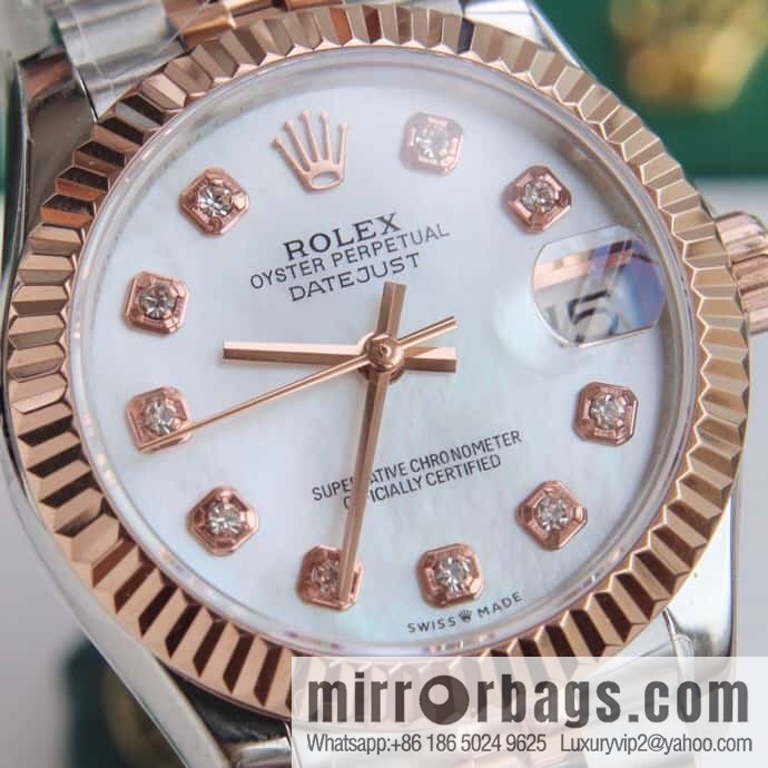 Rolex Women's Original Swiss Sw220 Movement 31mm Log Watch