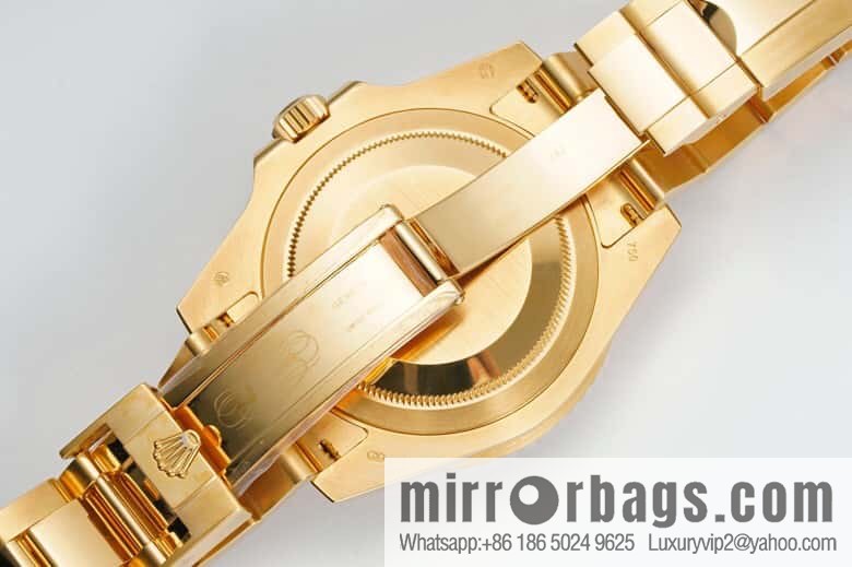 Rolex GMT Greenwich gold-coated one-piece Cal.3186 movement watch