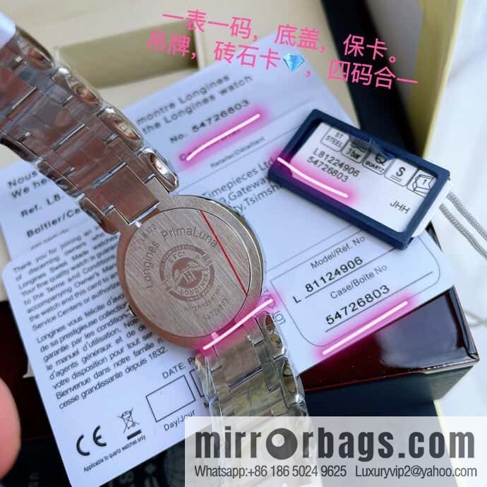 Longines Xinyue L81124996 original Swiss L129 quartz movement, watch
