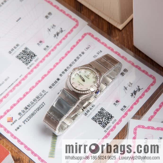 Omega/OMEGA Model 123.15.27.60 Constellation Eternal Classic, Constellation Series Case Strap Glossy (Copy)
