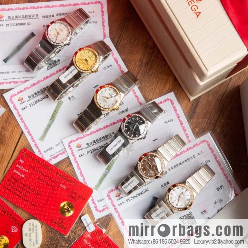 Omega/OMEGA Model 123.15.27.60 Constellation Eternal Classic, Constellation Series Case Strap Glossy