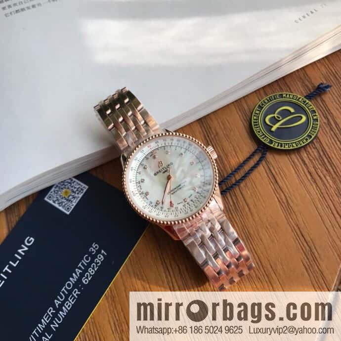 Original Breitling Aviation Chronograph Automatic Swiss Original SW200 Movement Watch Women's Exquisite and Elegant