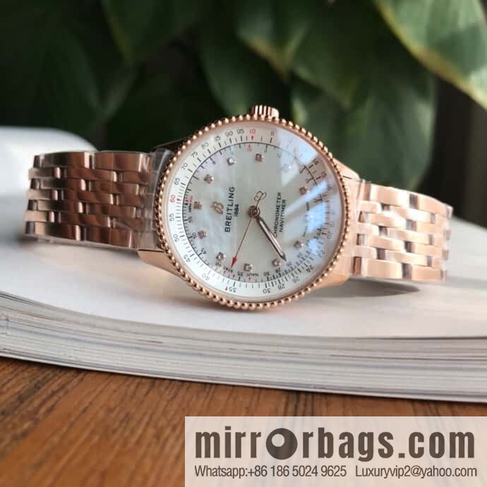 Original Breitling Aviation Chronograph Automatic Swiss Original SW200 Movement Watch Women's Exquisite and Elegant