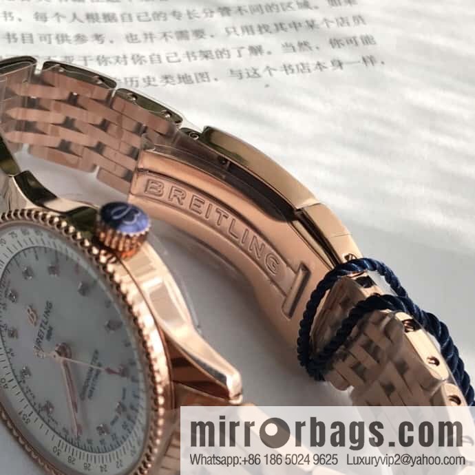 Original Breitling Aviation Chronograph Automatic Swiss Original SW200 Movement Watch Women's Exquisite and Elegant