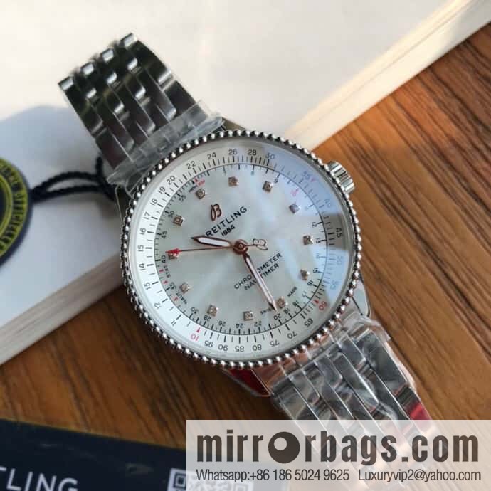 Original Breitling Aviation Chronograph Automatic Swiss Original SW200 Movement Watch Women's Exquisite and Elegant