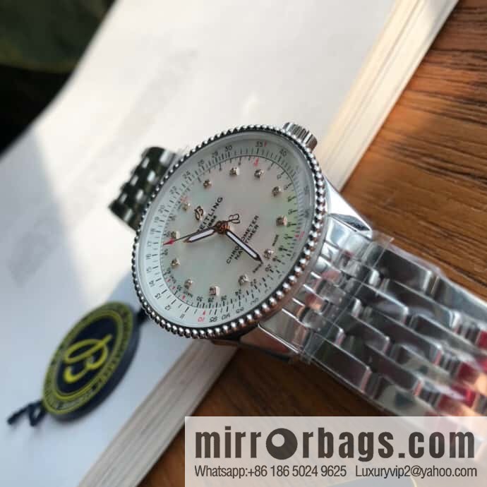 Original Breitling Aviation Chronograph Automatic Swiss Original SW200 Movement Watch Women's Exquisite and Elegant