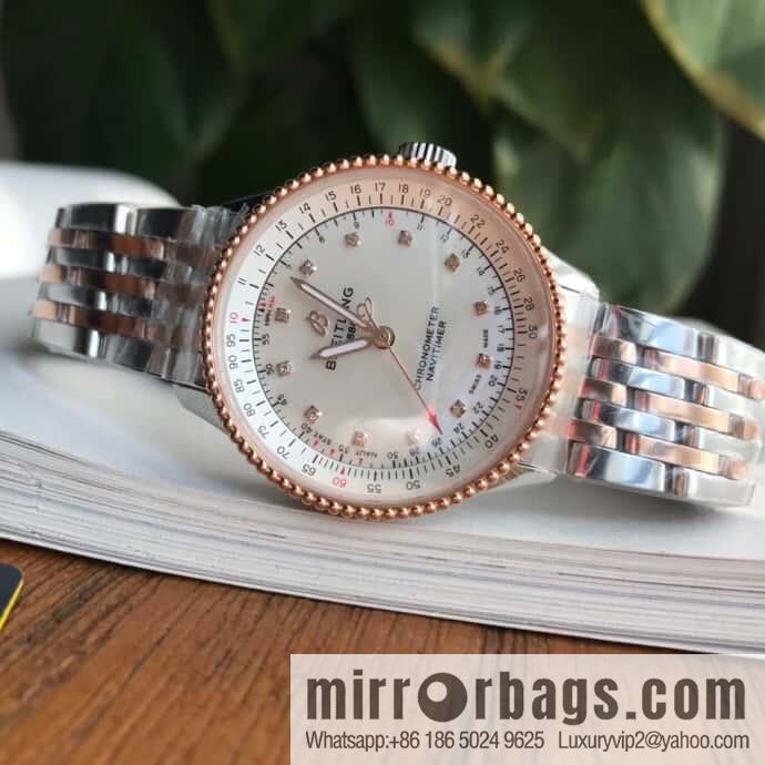 Original Breitling Aviation Chronograph Automatic Swiss Original SW200 Movement Watch Women's Exquisite and Elegant