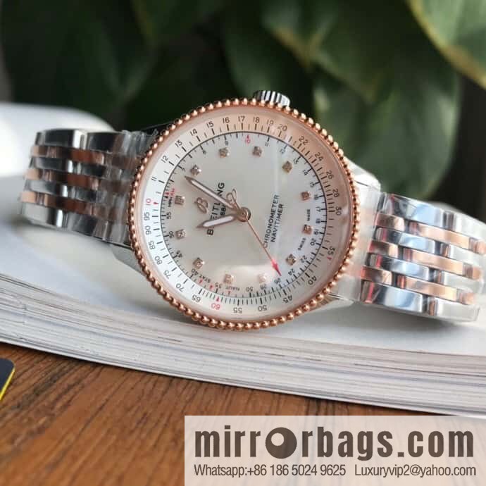 Original Breitling Aviation Chronograph Automatic Swiss Original SW200 Movement Watch Women's Exquisite and Elegant