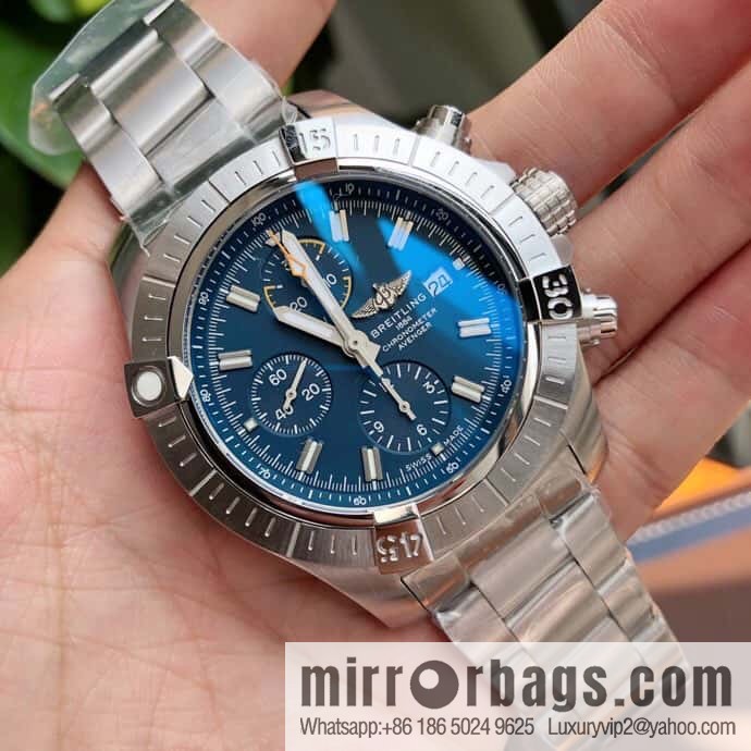 Breitling Vengeance Time Watch 45 Night Service Edition Original ETA7750 Movement Watch