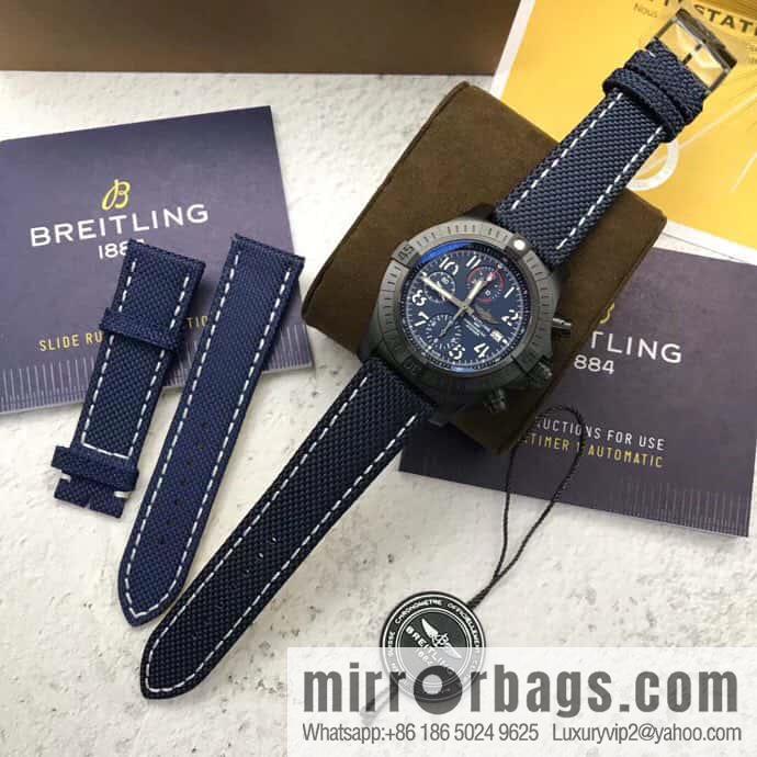 Breitling Vengeance Time Watch 45 Night Service Edition Original ETA7750 Movement Watch
