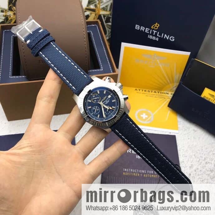 Breitling Vengeance Time Watch 45 Night Service Edition Original ETA7750 Movement Watch