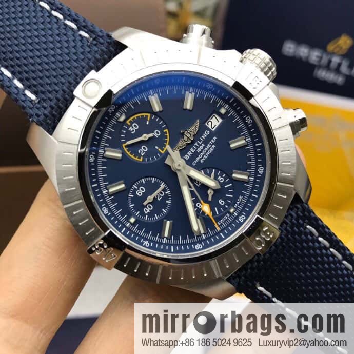 Breitling Vengeance Time Watch 45 Night Service Edition Original ETA7750 Movement Watch
