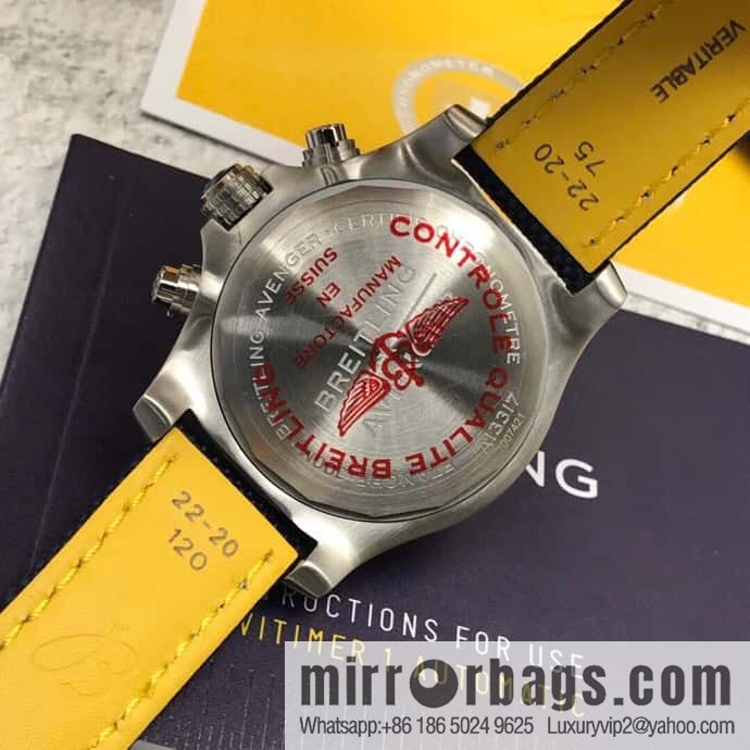Breitling Vengeance Time Watch 45 Night Service Edition Original ETA7750 Movement Watch