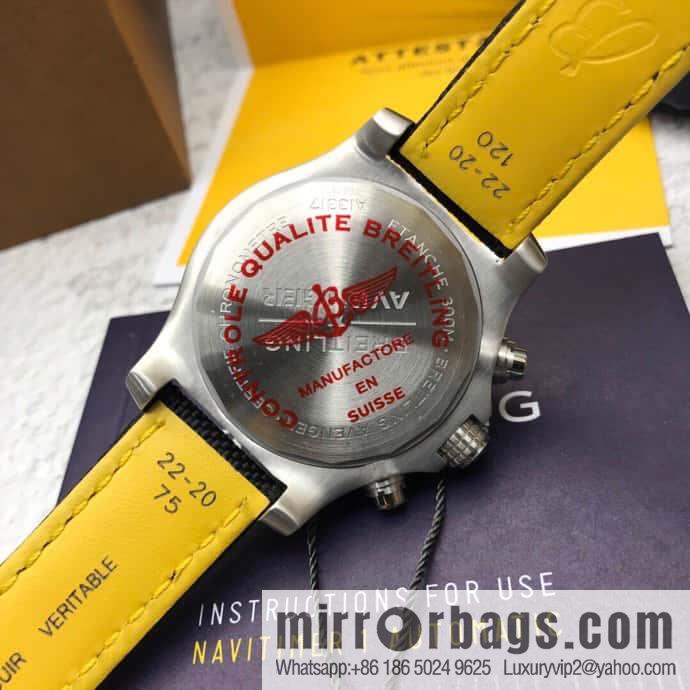Breitling Vengeance Time Watch 45 Night Service Edition Original ETA7750 Movement Watch