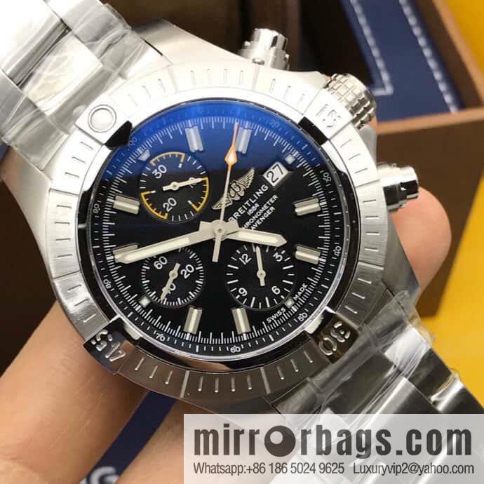 Breitling Vengeance Time Watch 45 Night Service Edition Original ETA7750 Movement Watch