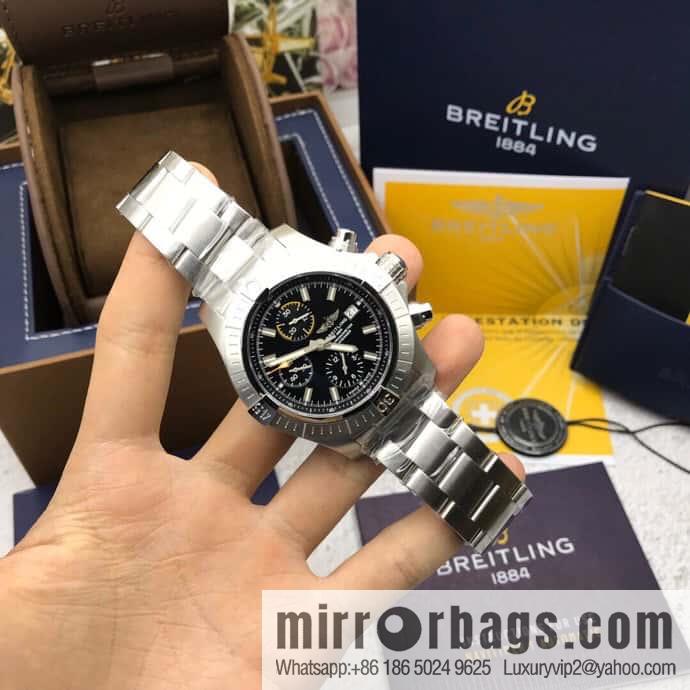 Breitling Vengeance Time Watch 45 Night Service Edition Original ETA7750 Movement Watch