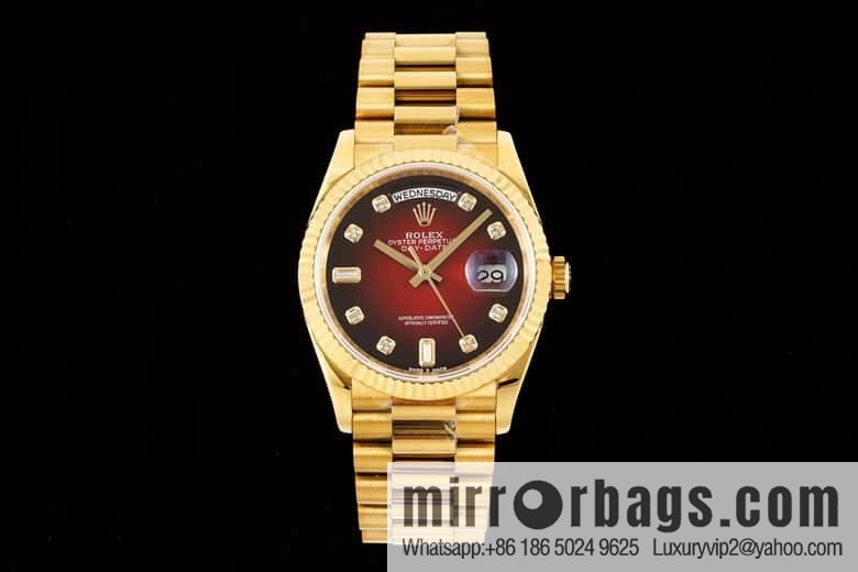 RA's new shock release ROLEX Rolex 36mmDD gem plate series watch 128238