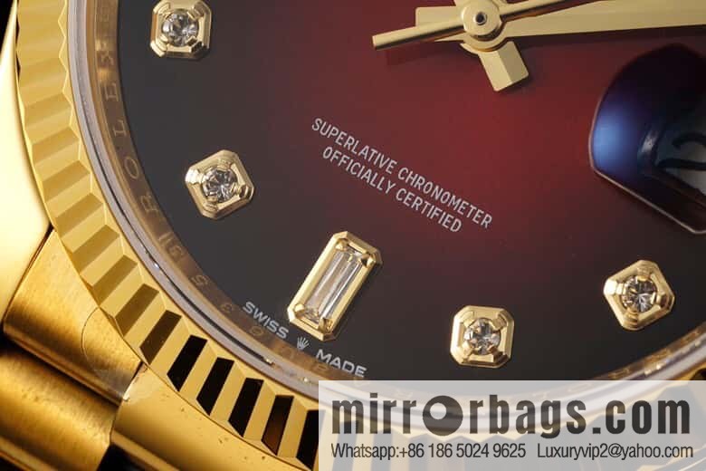 RA's new shock release ROLEX Rolex 36mmDD gem plate series watch 128238