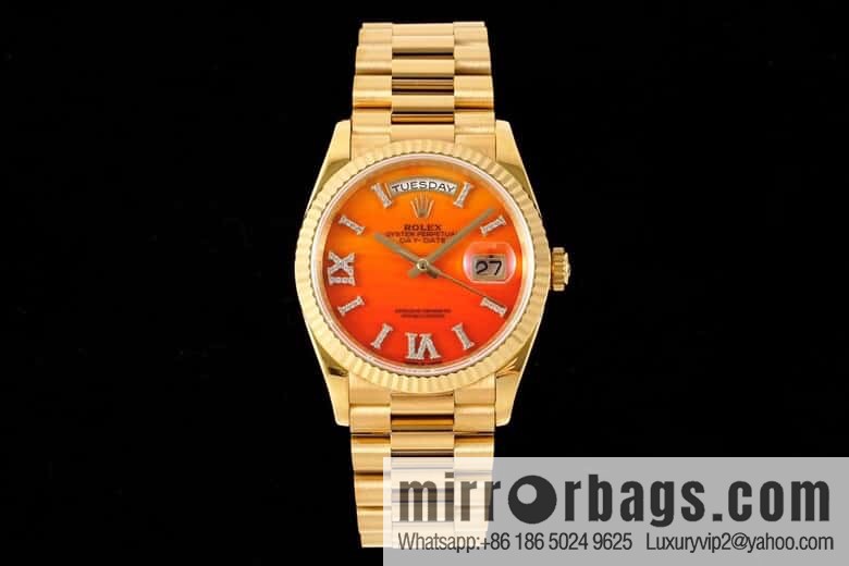 RA's new shock release ROLEX Rolex 36mmDD gem plate series watch 128238