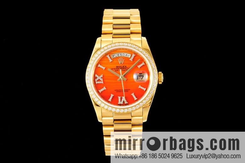 RA's new shock release ROLEX Rolex 36mmDD gem plate series watch 128238