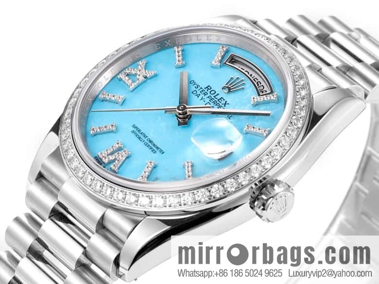 RA. Factory shocked the release of ROLEX Rolex 36mmDD gem plate series watch 128238