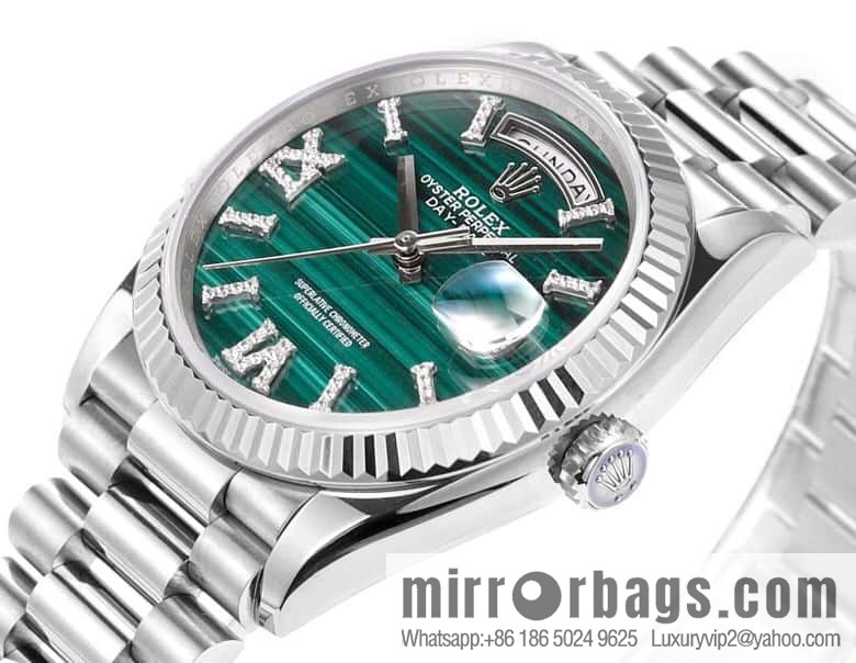 RA. Factory shocked the release of ROLEX Rolex 36mmDD gem plate series watch 128238