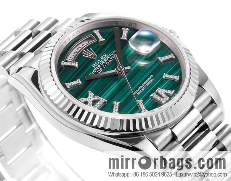 RA. Factory shocked the release of ROLEX Rolex 36mmDD gem plate series watch 128238