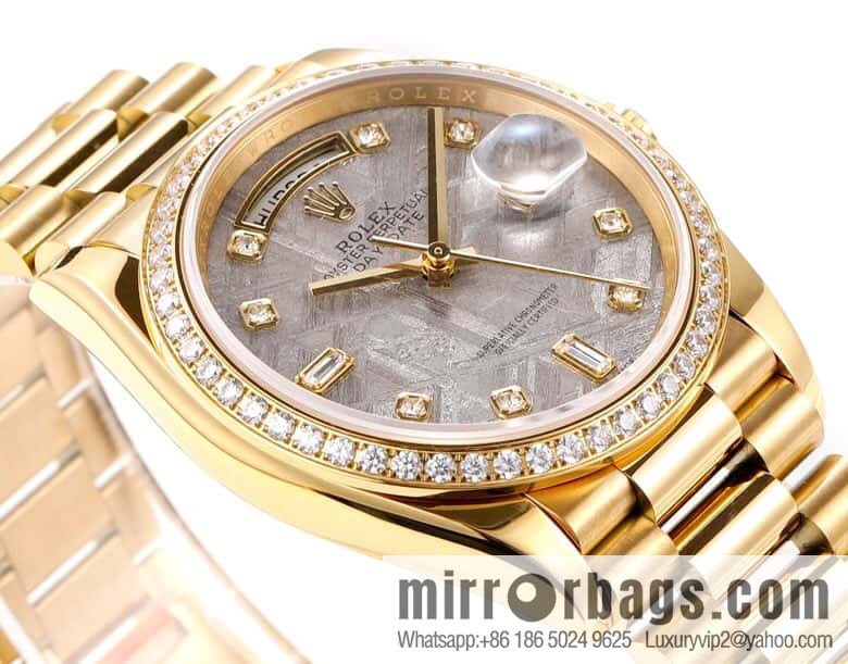 RA. Factory shocked the release of ROLEX Rolex 36mmDD gem plate series watch 128238