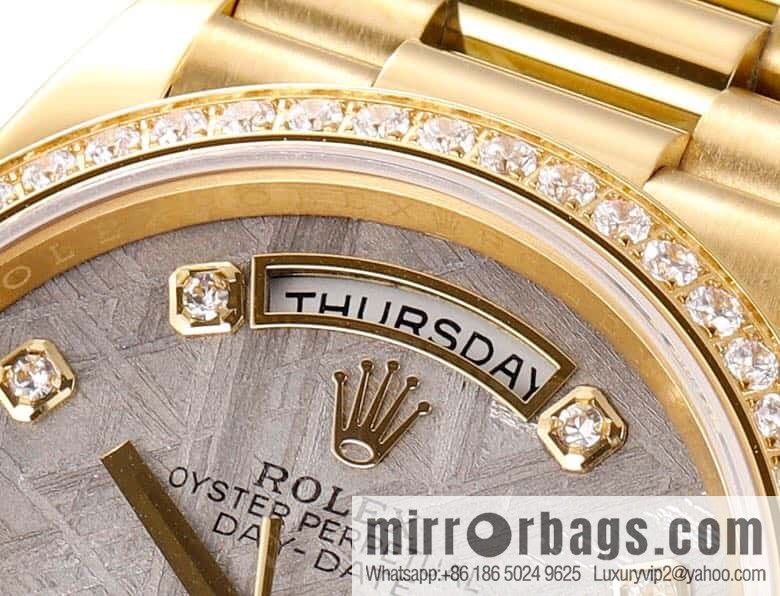 RA. Factory shocked the release of ROLEX Rolex 36mmDD gem plate series watch 128238