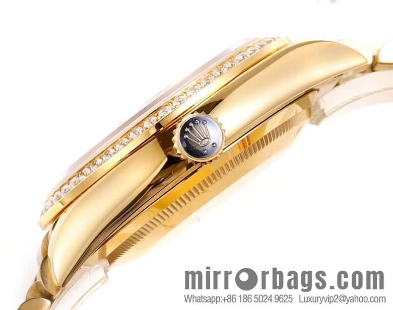 RA. Factory shocked the release of ROLEX Rolex 36mmDD gem plate series watch 128238