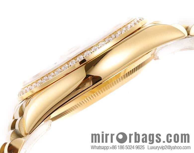 RA. Factory shocked the release of ROLEX Rolex 36mmDD gem plate series watch 128238