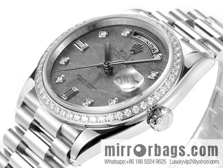 RA. Factory shocked the release of ROLEX Rolex 36mmDD gem plate series watch 128238