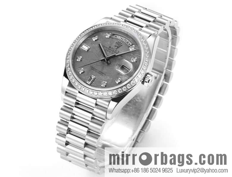 RA. Factory shocked the release of ROLEX Rolex 36mmDD gem plate series watch 128238