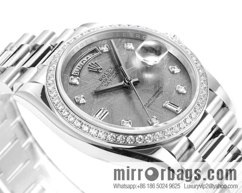 RA. Factory shocked the release of ROLEX Rolex 36mmDD gem plate series watch 128238