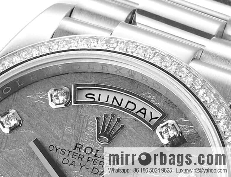 RA. Factory shocked the release of ROLEX Rolex 36mmDD gem plate series watch 128238