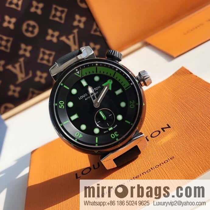 QA173A TAMBOUR STREET DIVER stainless steel automatic watch, 44mm