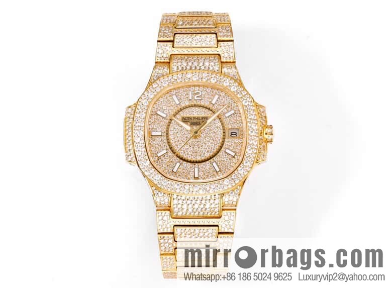 Patek Philippe 7021 Ladies Nautilus 9015 changed to 324 S automatic integrated winding mechanical movement Nautilus 7021 gypsy