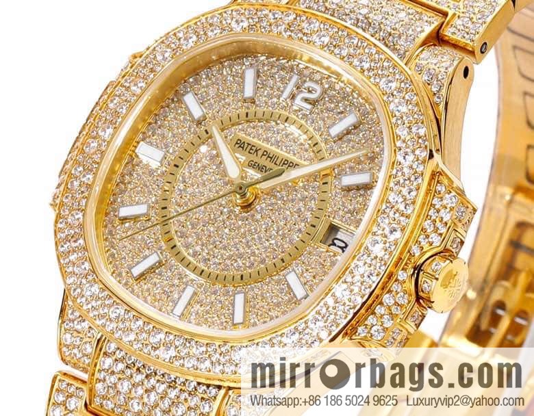 Patek Philippe 7021 Ladies Nautilus 9015 changed to 324 S automatic integrated winding mechanical movement Nautilus 7021 gypsy