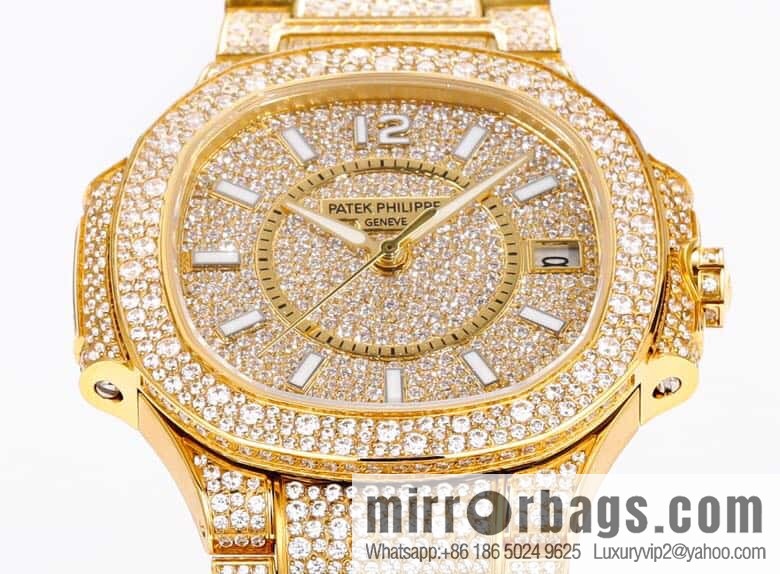 Patek Philippe 7021 Ladies Nautilus 9015 changed to 324 S automatic integrated winding mechanical movement Nautilus 7021 gypsy